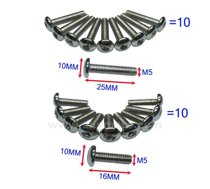 77 Sportbike Fairing Bolt Kit Body Fasteners Clips Screws@3